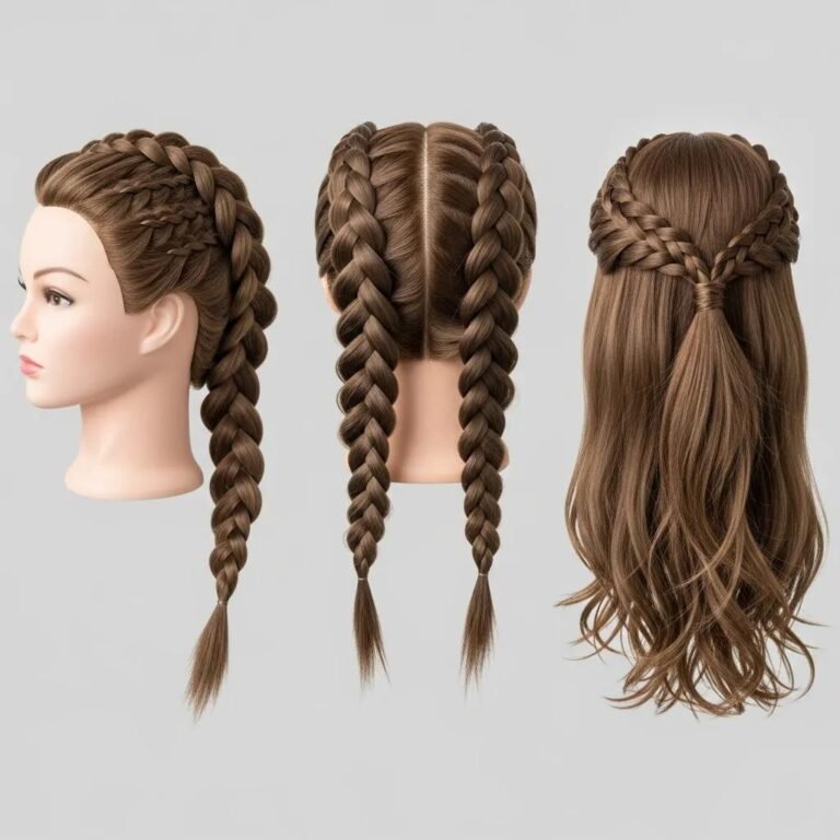 French Braid Process How to French Braid: Step-by-Step Tutorial